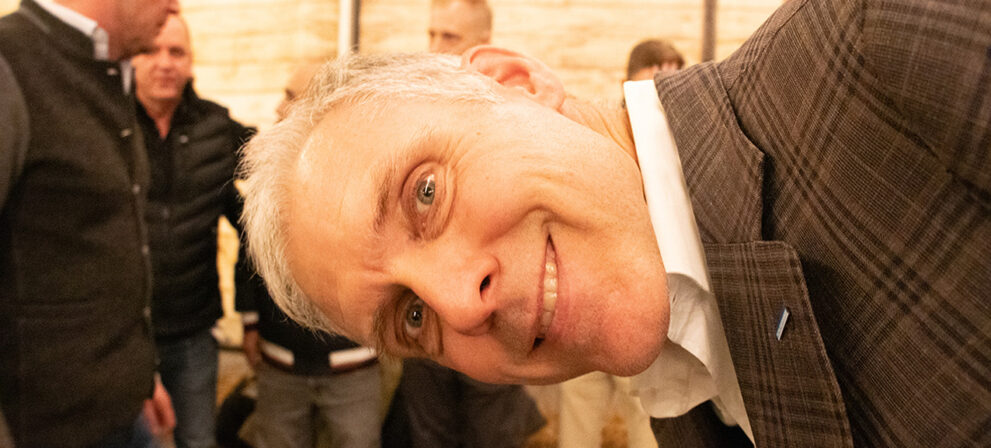 Rolf Schlagenhauf am Weihnachtsessen